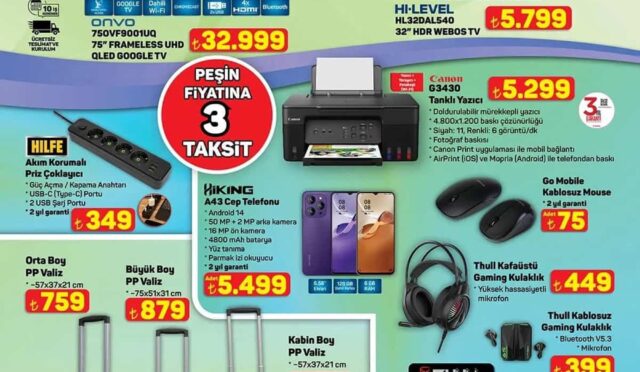 A101 25 Eylül 2025 Kataloğu: Elektronikten Ev Eşyalarına Dopdolu Bir Hafta!